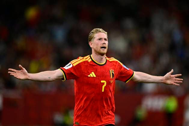 New Zealand vs Belgium - FIFA World Cup, WM, Weltmeisterschaft, Fussball 2026 VANCOUVER, CANADA - JUNE 26 : De Bruyne Kevin forward of Belgium celebrating scoring a goal (3-0) during the FIFA World Cup 2026 Group G match between New Zealand and Belgium at the BC Place Stadium on June 26, 2026 in Vancouver, Canada, 26 06 2026 Vancouver Canada  Copyright: xJanxDexMeuleneirx