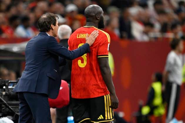 New Zealand vs Belgium - FIFA World Cup, WM, Weltmeisterschaft, Fussball 2026 VANCOUVER, CANADA - JUNE 26 : Garcia Rudi head coach of Belgium, Lukaku Romelu forward of Belgium during the FIFA World Cup 2026 Group G match between New Zealand and Belgium at the BC Place Stadium on June 26, 2026 in Vancouver, Canada, 26 06 2026 Vancouver Canada  Copyright: xNicoxVereeckenx