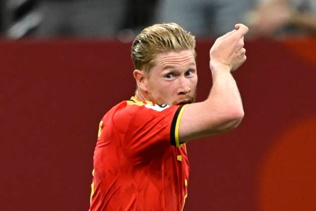 New Zealand vs Belgium - FIFA World Cup, WM, Weltmeisterschaft, Fussball 2026 VANCOUVER, CANADA - JUNE 26 : De Bruyne Kevin forward of Belgium celebrating scoring a goal (3-0) during the FIFA World Cup 2026 Group G match between New Zealand and Belgium at the BC Place Stadium on June 26, 2026 in Vancouver, Canada, 26 06 2026 Vancouver Canada  Copyright: xNicoxVereeckenx