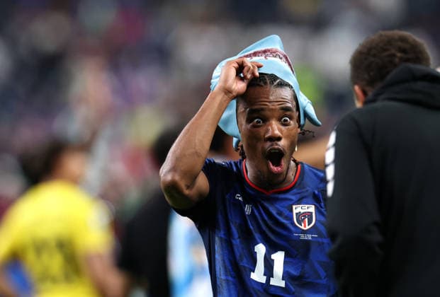 (260627) -- HOUSTON, June 27, 2026 -- Garry Rodrigues of Cabo Verde reacts after the group H match between Cabo Verde and Saudi Arabia at the 2026 FIFA World Cup, WM, Weltmeisterschaft, Fussball at Houston Stadium in Houston, the United States, June 26, 2026. ) (SP)U.S.-HOUSTON-FOOTBALL-FIFA WORLD CUP-GROUP H-CPV VS KSA LixMing 