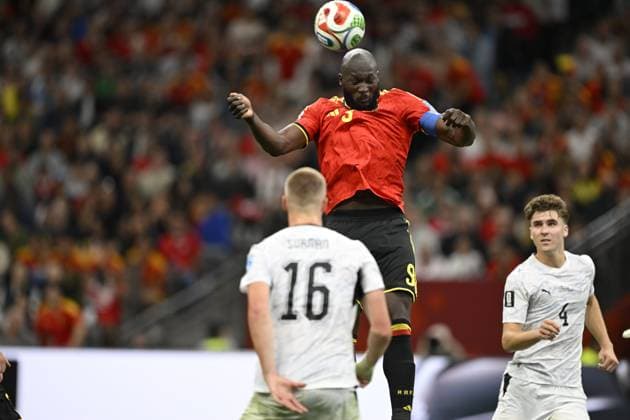 New Zealand vs Belgium - FIFA World Cup, WM, Weltmeisterschaft, Fussball 2026 VANCOUVER, CANADA - JUNE 26 : Lukaku Romelu forward of Belgium scoring a goal (4-1) during the FIFA World Cup 2026 Group G match between New Zealand and Belgium at the BC Place Stadium on June 26, 2026 in Vancouver, Canada, 26 06 2026 Vancouver Canada  Copyright: xNicoxVereeckenx