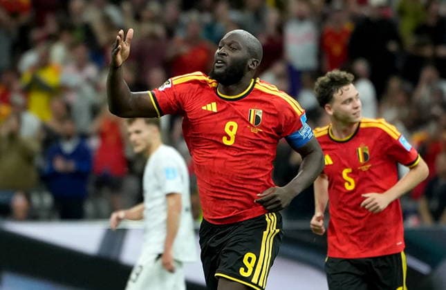 FIFA World Cup, WM, Weltmeisterschaft, Fussball 2026 - Group G - New Zealand vs Belgium Romelu Lukaku of Belgium celebrates after scoring his team s 4th goal during the FIFA World Cup 2026 group stage match New Zealand against Belgium, in Vancouver, Canada, 26 June 2026. VANCOUVER Canada  Copyright: xBOBxFRIDx
