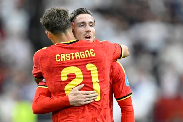 New Zealand vs Belgium - FIFA World Cup, WM, Weltmeisterschaft, Fussball 2026 VANCOUVER, CANADA - JUNE 26 : Saelemaekers Alexis midfielder of Belgium celebrating scoring a goal during the FIFA World Cup 2026 Group G match between New Zealand and Belgium at the BC Place Stadium on June 26, 2026 in Vancouver, Canada, 26 06 2026 Vancouver Canada  Copyright: xNicoxVereeckenx