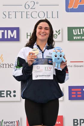 IPA86115061 - Benedetta PILATO wins the gold medal in the women s 10-meter breaststroke on the first day of the 62nd Settecolli International Swimming Trophy at the Foro Italico in Rome on June 26, 2026.  Copyright: xDomenicoxCippitelli IPAxSportx xx 86115061