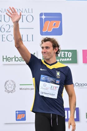 IPA86115063 - Marco De Tullio wins the gold medal in the men s 400-meter freestyle on the first day of the 62nd Settecolli International Swimming Trophy at the Foro Italico in Rome on June 26, 2026.  Copyright: xDomenicoxCippitelli IPAxSportx xx 86115063