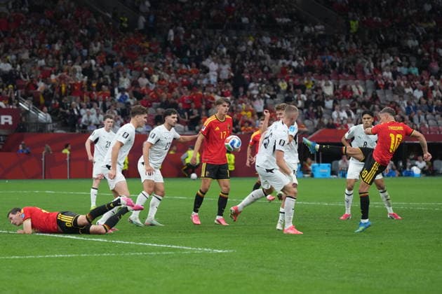 June 26, 2026, Vancouver, Bc, CANADA: Belgium s Leandro Trossard (10) scores a goal against New Zealand during the second half of a World Cup Group G soccer match, in Vancouver, on Friday, June 26, 2026. Canada News - June 26, 2026  - ZUMAc35_ 20260626_zaf_c35_355 Copyright: xDarrylxDyckx