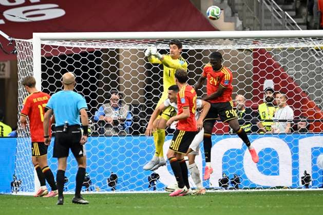 New Zealand vs Belgium - FIFA World Cup, WM, Weltmeisterschaft, Fussball 2026 VANCOUVER, CANADA - JUNE 26 : Courtois Thibaut goalkeeper of Belgium in action during the FIFA World Cup 2026 Group G match between New Zealand and Belgium at the BC Place Stadium on June 26, 2026 in Vancouver, Canada, 26 06 2026 Vancouver Canada  Copyright: xNicoxVereeckenx