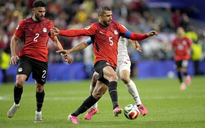 FIFA World Cup, WM, Weltmeisterschaft, Fussball 2026 - Group G - Egypt vs Iran Ramy Rabia of Egypt in action during the FIFA World Cup 2026 group stage match Egypt against Iran, in Seattle, USA, 26 June 2026. SEATTLE United States  Copyright: xSTEPHENxBRASHEARx