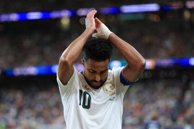 Salem Al Dawsari of Saudi Arabia reacts during a Group H match at the 2026 FIFA World Cup, WM, Weltmeisterschaft, Fussball between Cape Verde and Saudi Arabia at NRG stadium in Houston, United States, 26 June 2026. FIFA World Cup 2026 - Group H - Cape Verde vs Saudi Arabia !ACHTUNG: NUR REDAKTIONELLE NUTZUNG!  Copyright: xCarlosxRamírezx GR6146 0860152656st