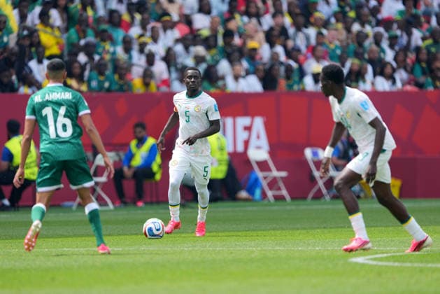 TORONTO, CANADA - JUNE 26: Idrissa Gana Gueye, Senegal during the FIFA World Cup, WM, Weltmeisterschaft, Fussball group stage match between Senegal and Iraq at Toronto Stadium on June 26, 2026 in Toronto, Canada. Photo by Joseph Victor Copyright: xx