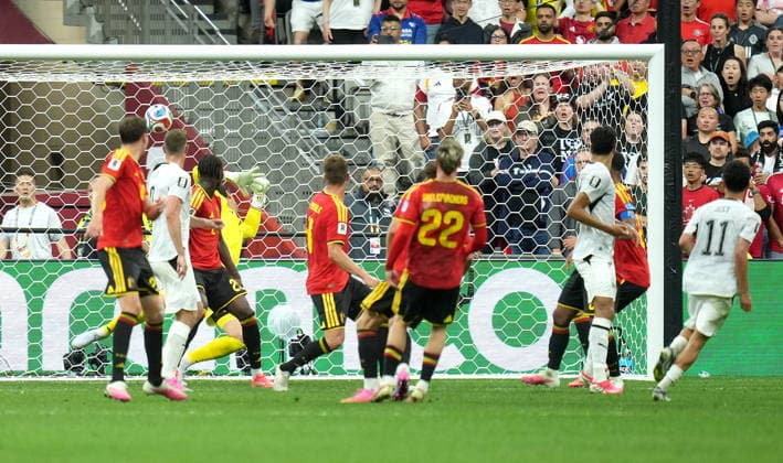FIFA World Cup, WM, Weltmeisterschaft, Fussball 2026 - Group G - New Zealand vs Belgium Elijah Just (R no11) of New Zealand scores during the FIFA World Cup 2026 group stage match New Zealand against Belgium, in Vancouver, Canada, 26 June 2026. New Zealand lost 1-5. VANCOUVER Canada  Copyright: xBOBxFRIDx