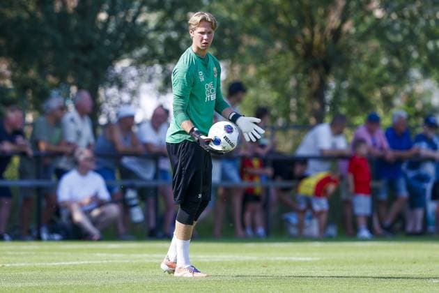 TERWOLDE , 27-06-2026 , Sportpark De Woldermarck , season 2026 2027 , Dutch Eredivisie football . friendly match between SV Terwolde and Go Ahead Eagles, GA Eagles goalkeeper Thomas Hulleman Terwolde - Go Ahead Eagles (friendly)  x204680272x Copyright:
