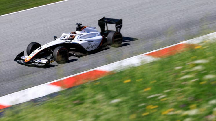 MOTORSPORTS, FORMULA 1 - GP of Austria 2026 SPIELBERG,AUSTRIA,27.JUN.26 - MOTORSPORTS, FORMULA 1 - Grand Prix of Austria, Red Bull Ring, FIA Formula 3, sprint race. Image shows Theophile Nael (FRA Campos Racing).  GEPAxpictures xMarioxBuehner-Weinrauch