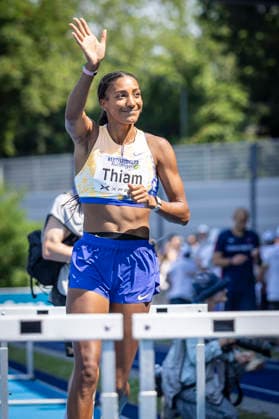 RATINGEN, GERMANY - JUNE 27, 2026 : Nafissatou Thiam (BEL Belgium) competing during the Multisport Event at Stadion Ratingen on June 27, 2026 in Ratingen, Germany. Nordrhein-Westfalen Germany Copyright: xLeahxKohringx