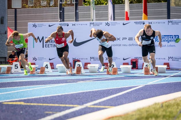 RATINGEN, GERMANY - JUNE 27, 2026 : Fred Isaac Fleurisson (GER Germany) competing during the Multisport Event at Stadion Ratingen on June 27, 2026 in Ratingen, Germany. Nordrhein-Westfalen Germany Copyright: xLeahxKohringx