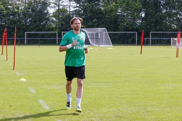 TERWOLDE , 27-06-2026 , Sportpark De Woldermarck , season 2026 2027 , Dutch Eredivisie football . friendly match between SV Terwolde and Go Ahead Eagles, GA Eagles goalkeeper Nick Marsman Terwolde - Go Ahead Eagles (friendly)  x204682630x Copyright: