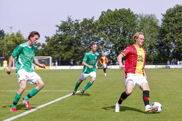 TERWOLDE , 27-06-2026 , Sportpark De Woldermarck , season 2026 2027 , Dutch Eredivisie football . friendly match between SV Terwolde and Go Ahead Eagles, GA Eagles player Soren Tengstedt Terwolde - Go Ahead Eagles (friendly)  x204682645x Copyright: