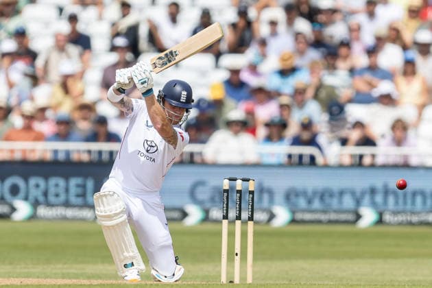 England v New Zealand, International Test Match 2026 England Men Ben Stokes (c) batting during the 3rd day of 3rd Rotheseay Test Match between England and New Zealand at Trent Bridge, Nottingham, UK on 27 June 2026. Nottingham Trent Bridge Nottinghamshire UK Editorial use only , Copyright: xManjitxNarotrax PSI-24440-0025