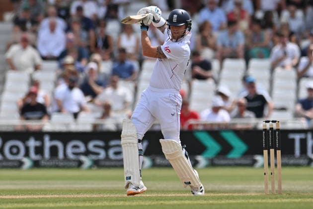 England v New Zealand, International Test Match 2026 Ben Stokes of England batting during the International Test Match 2026 match between England and New Zealand at Trent Bridge, Nottingham, UK on 27 June 2026. Nottingham Trent Bridge Nottinghamshire UK Editorial use only , Copyright: xStevexPoolex PSI-24433-0018