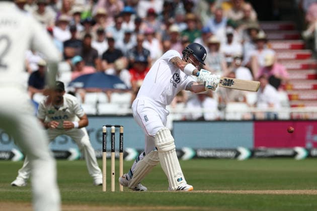 England v New Zealand, International Test Match 2026 England s Ben Stokes edges to third man during day Three of the International Test Match 2026 match between England and New Zealand at Trent Bridge, Nottingham, UK on 27 June 2026. Nottingham Trent Bridge Nottinghamshire UK Editorial use only , Copyright: xJohnxMallettx PSI-24426-0028
