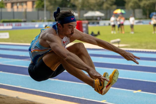 Harrison Williams (USA) kurz vor der Landung. Stadtwerke Ratingen Mehrkampfmeeting 2026, Leichtathletik, 27. u. 28.06.2026 Stadtwerke Ratingen Mehrkampfmeeting 2026, Leichtathletik, 27. u. 28.06.2026 Ratingen *** Harrison Williams (USA) moments before landing Stadtwerke Ratingen Combined Events Meeting 2026, Track and Field, June 27 and 28, 2026 Stadtwerke Ratingen Combined Events Meeting 2026, Track and Field, June 27 and 28, 2026, Ratingen Copyright: xEibner-Pressefoto ThomasxHaeslerx EP_THR