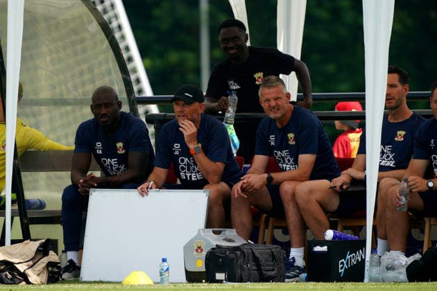 Club Friendly: SV Terwolde v Go Ahead Eagles Terwolde - Coach Joseph Oosting of Go Ahead Eagles, Ofosu Boakye of Go Ahead Eagles during the first friendly of the 2026 2027 season. The match is set between SV Terwolde and Go Ahead Eagles at Sportpark De Woldermarck on 27 June 2026 in Terwolde, The Netherlands. (VK Sportphoto Carlo Bruil) Copyright: xCarloxBruilx