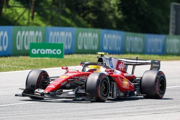 Lewis Hamilton (Scuderia Ferrari HP 44), 3 Freies Training, Grosser Preis von Oesterreich, Motorsport, Herren, Formel 1, 27.06.2026 Spielberg Steiermark Oesterreich *** Lewis Hamilton, Scuderia Ferrari, No. 44, Free Practice 3, Austrian Grand Prix, Motorsports, Men, Formula 1, June 27, 2026, Spielberg, Styria, Austria Copyright: xkolbert-press ChristianxKolbertx