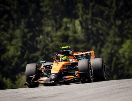 SPIELBERG - Lando Norris (McLaren) during the third free practice session at the Red Bull Ring ahead of the Austrian Grand Prix. SEM VAN DER WAL ANP xVIxANPxSportx xxANPxIVx 562159869 originalFilename: 562159869.jpg