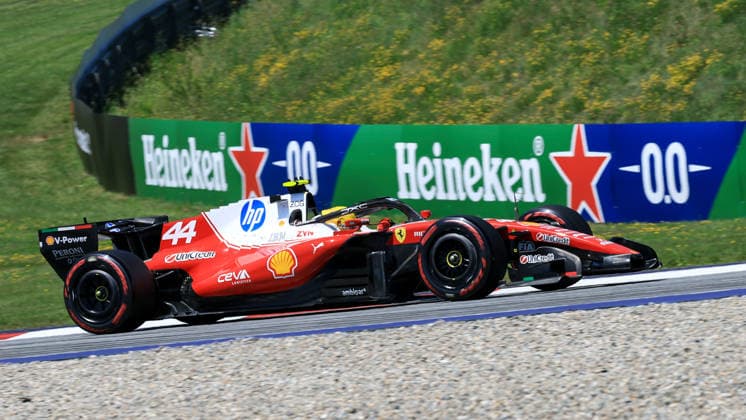 MOTORSPORTS, FORMULA 1 - GP of Austria 2026 SPIELBERG,AUSTRIA,27.JUN.26 - MOTORSPORTS, FORMULA 1 - Grand Prix of Austria, Red Bull Ring, practice and qualifying. Image shows Lewis Hamilton (GBR Ferrari).  GEPAxpictures xMarioxBuehner-Weinrauch