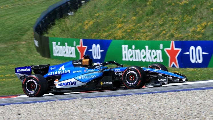 MOTORSPORTS, FORMULA 1 - GP of Austria 2026 SPIELBERG,AUSTRIA,27.JUN.26 - MOTORSPORTS, FORMULA 1 - Grand Prix of Austria, Red Bull Ring, practice and qualifying. Image shows Alex Albon (THA Williams).  GEPAxpictures xMarioxBuehner-Weinrauch
