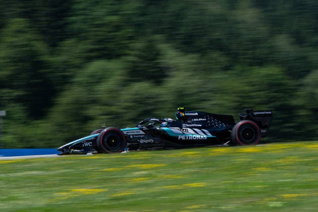 Andrea Kimi Antonelli (Mercedes-AMG Petronas F1 Team, Italien, 12) im F1 W17, AUT, Formel 1 Weltmeisterschaft, Grand Prix von Österreich, Red Bull Ring Spielberg, Ankunft der Fahrer, Saison 2026, 27.06.2026 AUT, Formel 1 Weltmeisterschaft, Grand Prix von Österreich, Red Bull Ring Spielberg, Saison 2026, 27.06.2026 Soielberg *** Andrea Kimi Antonelli, Mercedes AMG Petronas F1 Team, Italy, No. 12 in the F1 W17, AUT, Formula 1 World Championship, Austrian Grand Prix, Red Bull Ring Spielberg, Drivers Arrival, 2026 Season, June 27, 2026, AUT, Formula 1 World Championship, Austrian Grand Prix, Red Bull Ring, Spielberg, 2026 season, June 27, 2026, Spielberg Copyright: xEibner-Pressefoto Memmlerx EP_MMR