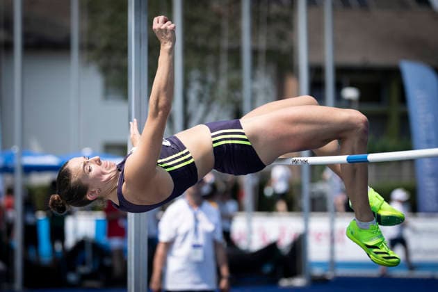 RATINGEN, GERMANY - JUNE 27, 2026 : Vanessa Grimm (GER Germany) competing during heptathlon’s high jump the Multisport Event at Stadion Ratingen on June 27, 2026 in Ratingen, Germany. Nordrhein-Westfalen Germany Copyright: xAxelxKohringx