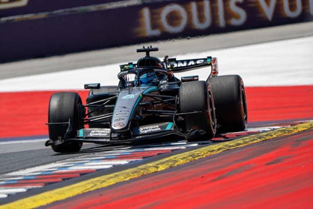 George Russell 63, Mercedes-AMG Petronas F1 Team, 3. Freies Training, Grosser Preis von Oesterreich, Motorsport, Herren, Formel 1, 27.06.2026 Spielberg Steiermark Austria *** George Russell 63, Mercedes AMG Petronas F1 Team, Free Practice 3, Austrian Grand Prix, Motorsports, Men, Formula 1, June 27, 2026, Spielberg, Styria, Austria Copyright: xkolbert-press MartinxWdziecznyx