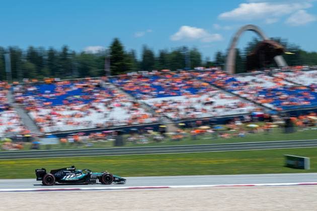 George Russell 63, Mercedes-AMG Petronas F1 Team, 3. Freies Training, Grosser Preis von Oesterreich, Motorsport, Herren, Formel 1, 27.06.2026 Spielberg Steiermark Austria *** George Russell 63, Mercedes AMG Petronas F1 Team, Free Practice 3, Austrian Grand Prix, Motorsports, Men, Formula 1, June 27, 2026, Spielberg, Styria, Austria Copyright: xkolbert-press MartinxWdziecznyx