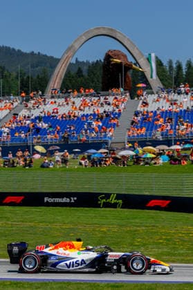 MOTORSPORTS, FORMULA 1 - GP of Austria 2026 SPIELBERG,AUSTRIA,27.JUN.26 - MOTORSPORTS, FORMULA 1 - Grand Prix of Austria, Red Bull Ring, practice and qualifying. Image shows Arvid Lindblad (GBR Racing Bulls).  GEPAxpictures xGabrielxLopez