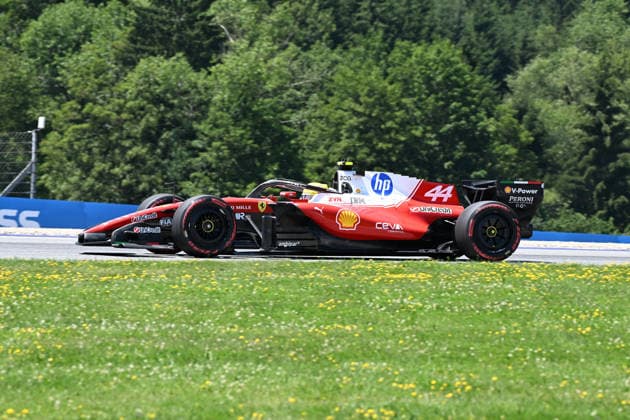 27.06.2026, xsvx, Motorsport FIA Formel 1, Grand Prix von Österreich v.l. Lewis Hamilton (Ferrari) Startnummer 44 (FIA REGULATIONS PROHIBIT ANY USE OF PHOTOGRAPHS as IMAGE SEQUENCES and or QUASI-VIDEO) Zeltweg-Spielberg *** June 27, 2026, xsvx, Motorsport, FIA Formula 1, Austrian Grand Prix, Lewis Hamilton, Ferrari, car number 44. FIA REGULATIONS PROHIBIT ANY USE OF PHOTOGRAPHS AS IMAGE SEQUENCES AND OR QUASI-VIDEO. Zeltweg, Spielberg
