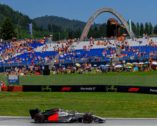 MOTORSPORTS, FORMULA 1 - GP of Austria 2026 SPIELBERG,AUSTRIA,27.JUN.26 - MOTORSPORTS, FORMULA 1 - Grand Prix of Austria, Red Bull Ring, practice and qualifying. Image shows Gabriel Bortoleto (BRA Audi).  GEPAxpictures xGabrielxLopez