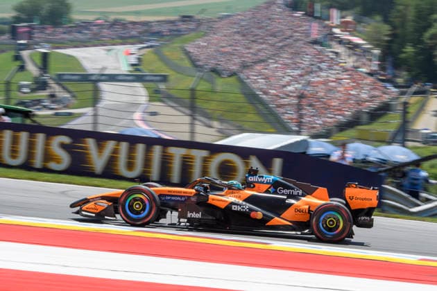 June 27, 2026, Spielberg, Styria, Austria: Oscar PIASTRI (AUS) driving for McLaren at turn 3 during Free practice session 3 of the 2026 Lenovo Austrian GP at Red Bull Ring in Spielberg (Styria, Austria), 8th round of the 2026 FIA F1 World Championship, WM, Weltmeisterschaft .Credit: ZUMA Press F1 2026: Lenovo Austrian GP: FP3  - ZUMAr158 20260627_aap_r158_011 Copyright: xRiccardoxRighettix
