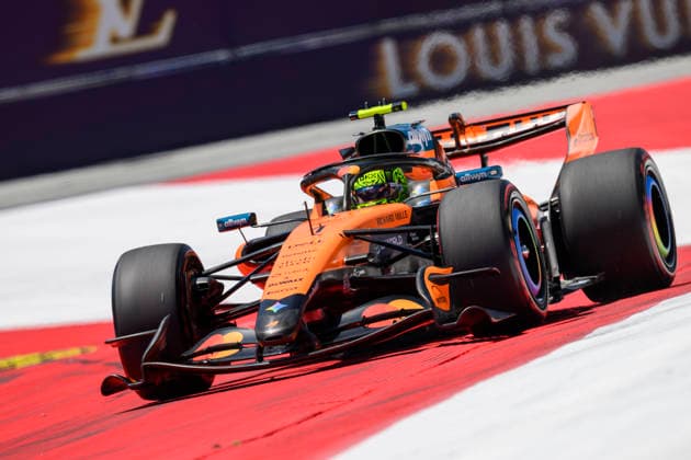 June 27, 2026, Spielberg, Styria, Austria: Lando NORRIS (GBR) driving for McLaren off track at turn 3 during Free practice session 3 of the 2026 Lenovo Austrian GP at Red Bull Ring in Spielberg (Styria, Austria), 8th round of the 2026 FIA F1 World Championship, WM, Weltmeisterschaft .Credit: ZUMA Press F1 2026: Lenovo Austrian GP: FP3  - ZUMAr158 20260627_aap_r158_015 Copyright: xRiccardoxRighettix