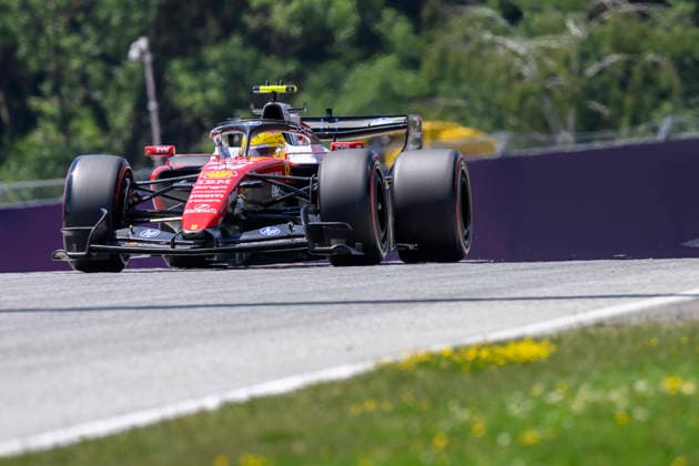 June 27, 2026, Spielberg, Styria, Austria: Lewis HAMILTON (GBR) driving for Ferrari in the straight after turn 3 during Free practice session 3 of the 2026 Lenovo Austrian GP at Red Bull Ring in Spielberg (Styria, Austria), 8th round of the 2026 FIA F1 World Championship, WM, Weltmeisterschaft .Credit: ZUMA Press F1 2026: Lenovo Austrian GP: FP3  - ZUMAr158 20260627_aap_r158_037 Copyright: xRiccardoxRighettix