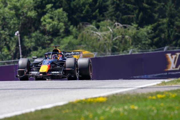 June 27, 2026, Spielberg, Styria, Austria: Max VERSTAPPEN (NED) driving for Red Bull Racing in the straight after at turn 3 during Free practice session 3 of the 2026 Lenovo Austrian GP at Red Bull Ring in Spielberg (Styria, Austria), 8th round of the 2026 FIA F1 World Championship, WM, Weltmeisterschaft .Credit: ZUMA Press F1 2026: Lenovo Austrian GP: FP3  - ZUMAr158 20260627_aap_r158_057 Copyright: xRiccardoxRighettix