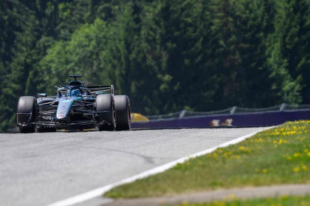 June 27, 2026, Spielberg, Styria, Austria: George RUSSELL (GBR) driving for Mercedes in the straight after turn 3 during Free practice session 3 of the 2026 Lenovo Austrian GP at Red Bull Ring in Spielberg (Styria, Austria), 8th round of the 2026 FIA F1 World Championship, WM, Weltmeisterschaft .Credit: ZUMA Press F1 2026: Lenovo Austrian GP: FP3  - ZUMAr158 20260627_aap_r158_058 Copyright: xRiccardoxRighettix