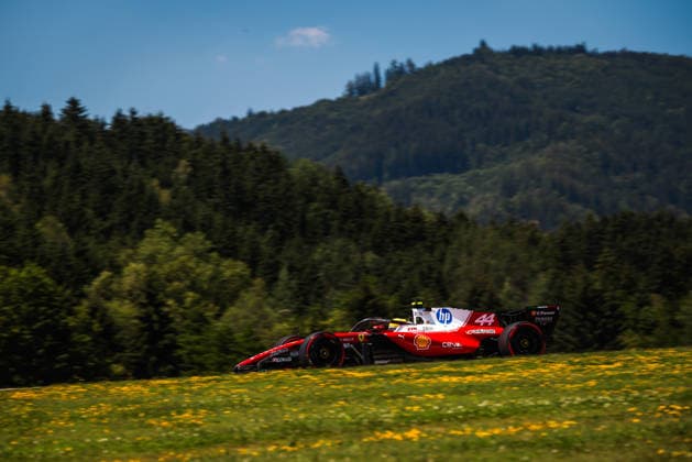 F1 - AUSTRIAN GRAND PRIX 2026 44 HAMILTON Lewis (gbr), Scuderia Ferrari SF-26, action during the Formula 1 Austrian Grand Prix 2026, 8th round of the 2026 Formula One World Championship, WM, Weltmeisterschaft from June 26 to 28, 2026 on the Red Bull Ring, in Spielberg, Austria - SpielbergAustria  Copyright: xANTONINxVINCENTx
