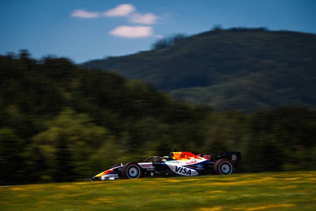 F1 - AUSTRIAN GRAND PRIX 2026 41 LINDBLAD Arvid (gbr), Visa Cash App RB F1 Team VCARB03, action during the Formula 1 Austrian Grand Prix 2026, 8th round of the 2026 Formula One World Championship, WM, Weltmeisterschaft from June 26 to 28, 2026 on the Red Bull Ring, in Spielberg, Austria - SpielbergAustria  Copyright: xANTONINxVINCENTx