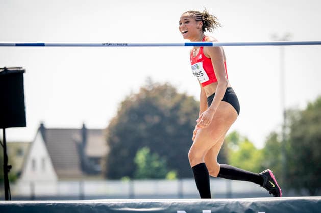 RATINGEN, GERMANY - JUNE 27, 2026 : Anna-Elisabeth Ehlers (GER Germany) reacts during the heptathlon’s high jump of the Multisport Event at Stadion Ratingen on June 27, 2026 in Ratingen, Germany. Nordrhein-Westfalen Germany Copyright: xAxelxKohringx