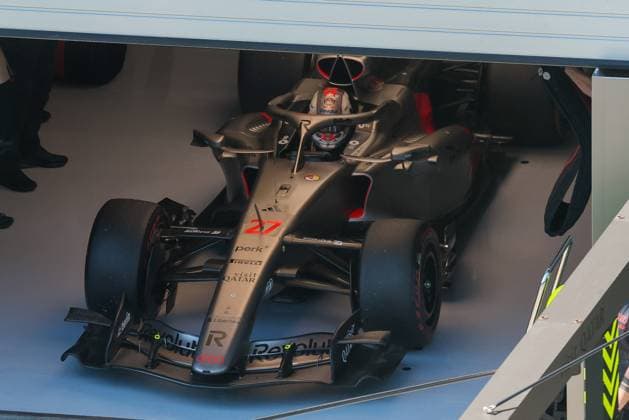 Nico Hulkenberg (Revolut Audi 27) in der Box, Qualifying, Grosser Preis von Oesterreich, Motorsport, Herren, Formel 1, 27.06.2026 Spielberg Steiermark Oesterreich *** Nico Hulkenberg Revolut Audi 27 in the pits, Qualifying, Austrian Grand Prix, Motorsports, Men, Formula 1, June 27, 2026, Spielberg, Styria, Austria Copyright: xkolbert-press ChristianxKolbertx
