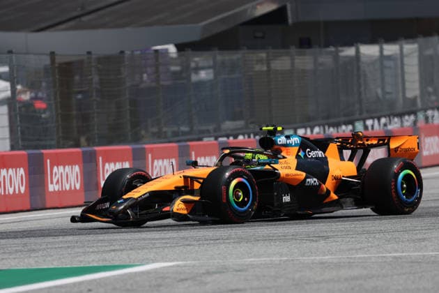 27.06.2026, Red Bull Ring, Spielberg, Formel 1 Großer Preis von Österreich 2026 , im Bild Lando Norris (GBR), McLaren Mastercard F1 Team (Photo by Milan Klemenc Hasan Bratic DeFodi Images) - *** June 27, 2026, Red Bull Ring, Spielberg, 2026 Formula 1 Austrian Grand Prix; pictured: Lando Norris (GBR), McLaren Mastercard F1 Team. Photo by Milan Klemenc, Hasan Bratic, DeFodi Images