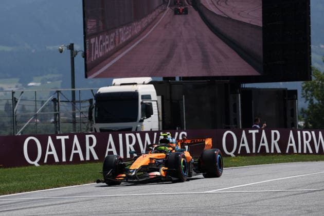 27.06.2026, Red Bull Ring, Spielberg, Formel 1 Großer Preis von Österreich 2026 , im Bild Lando Norris (GBR), McLaren Mastercard F1 Team (Photo by Milan Klemenc Hasan Bratic DeFodi Images) - *** June 27, 2026, Red Bull Ring, Spielberg, 2026 Formula 1 Austrian Grand Prix; pictured: Lando Norris (GBR), McLaren Mastercard F1 Team. Photo by Milan Klemenc, Hasan Bratic, DeFodi Images