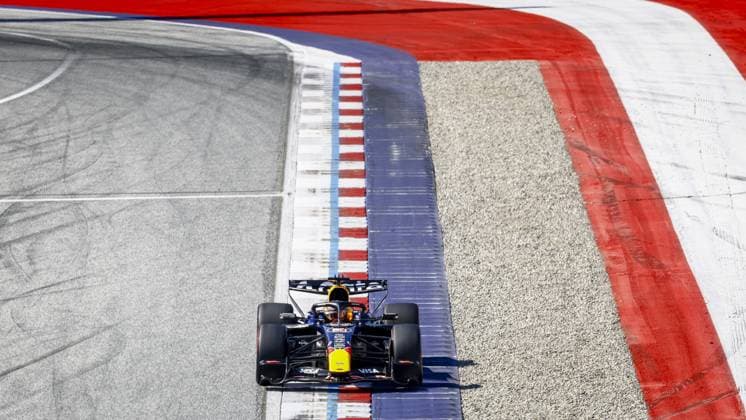 SPIELBERG - Max Verstappen (Red Bull Racing) at the Red Bull Ring race track during qualifying for the Austrian Grand Prix. SEM VAN DER WAL ANP xVIxANPxSportx xxANPxIVx 562169532 originalFilename: 562169532.jpg