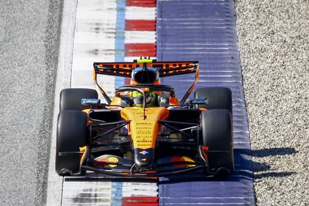 SPIELBERG - Lando Norris (McLaren Mastercard F1 Team) at the Red Bull Ring race track during qualifying for the Austrian Grand Prix. SEM VAN DER WAL ANP xVIxANPxSportx xxANPxIVx 562170126 originalFilename: 562170126.jpg